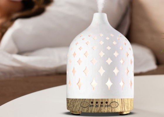 difusor casero de cerámica Mini Essential Oil Diffuser de la fragancia del humectador del purificador del aire del nuevo diseño del aparato electrodoméstico 200ml