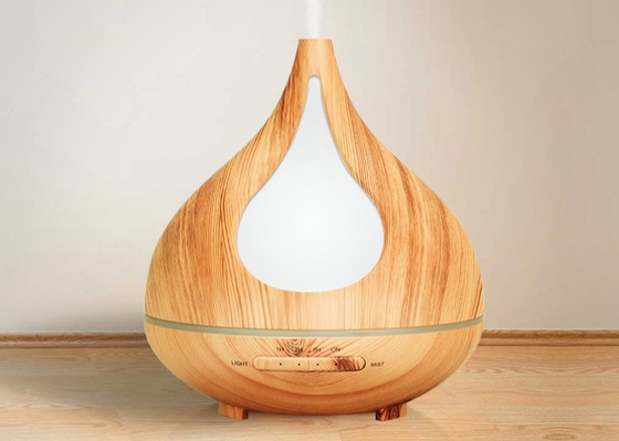 Difusor ultrasónico eléctrico portátil de la fragancia del aceite esencial del aroma del mini USB grano de escritorio de madera de 200ML